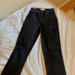 Trending Abercrombie 90s High Rise Straight Jeans